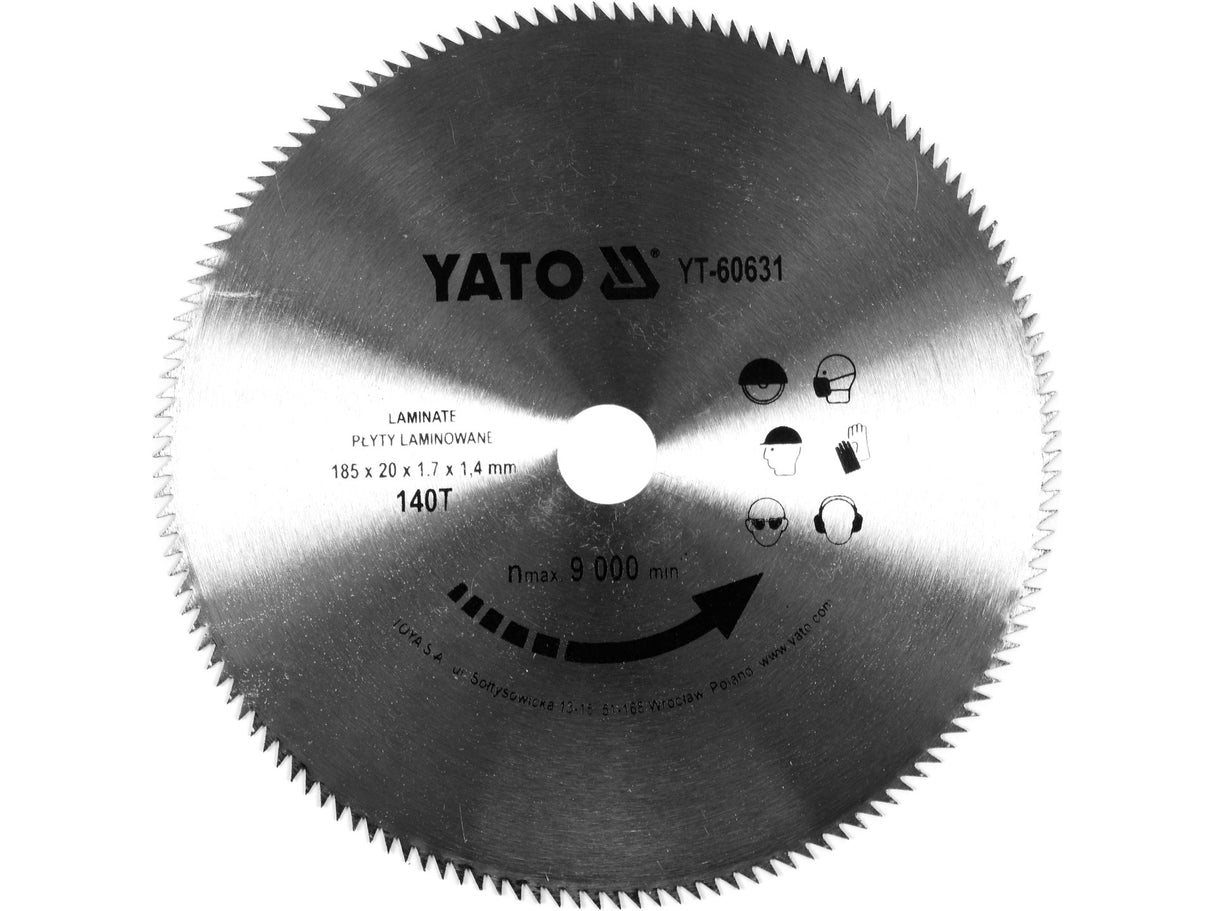 YATO YT-60631 SZÁRAZKORONG 185/140F 20MM 