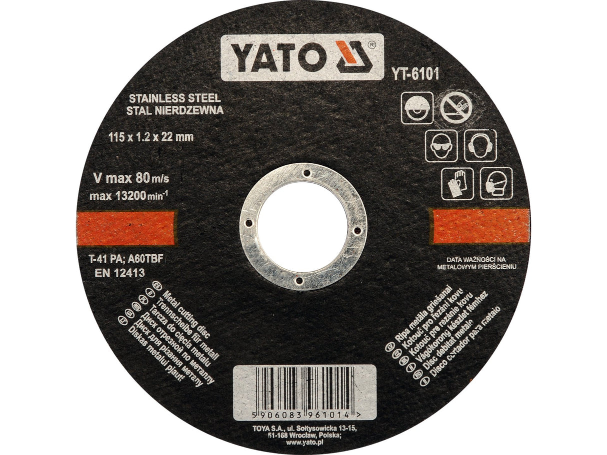 DISC DEBITAT METALE YATO YT-6101 115X1.2X22MM