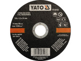 FÉM/ROZSDAMENTES ACÉL VÁGÓKORONG YATO YT-6103 125X1.2X22MM FÉM/ROZSDAMENTES ACÉL VÁGÓKORONG 125X1.2X22MM 