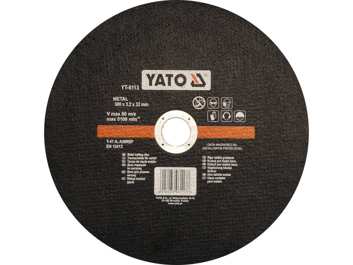 DISC TAIAT METAL YATO YT-6113 300X3.2X32MM