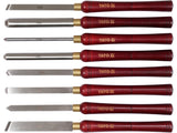 Set 8 dălți pentru strunjirea lemnului YATO YT-62780