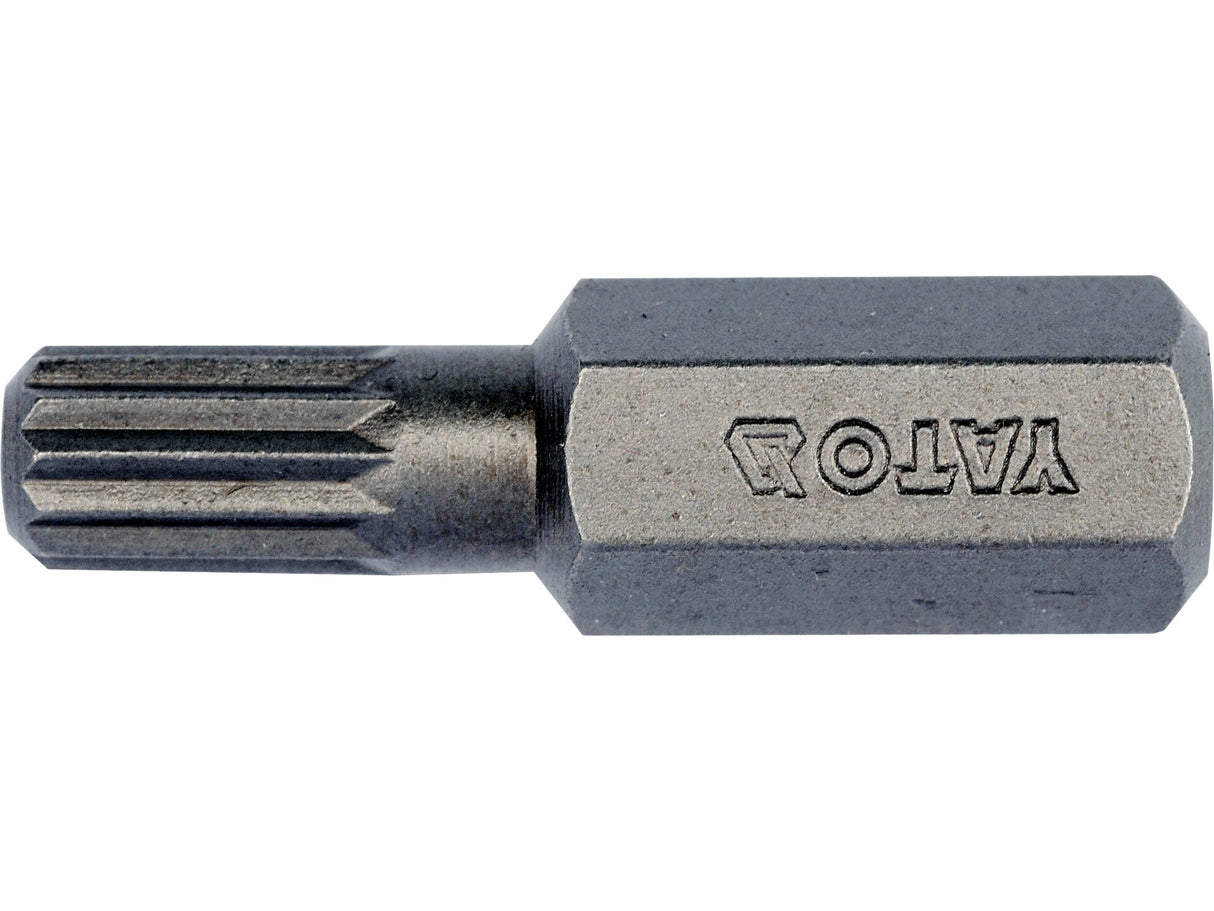 YATO YT-78191 M6-os bordás bitkészlet, 10 darabos