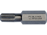 YATO YT-78191 M6-os bordás bitkészlet, 10 darabos