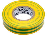 Szigetelőszalag 0.13Mmx15Mmx10M YATO YT-81593 Sárga-Zöld 