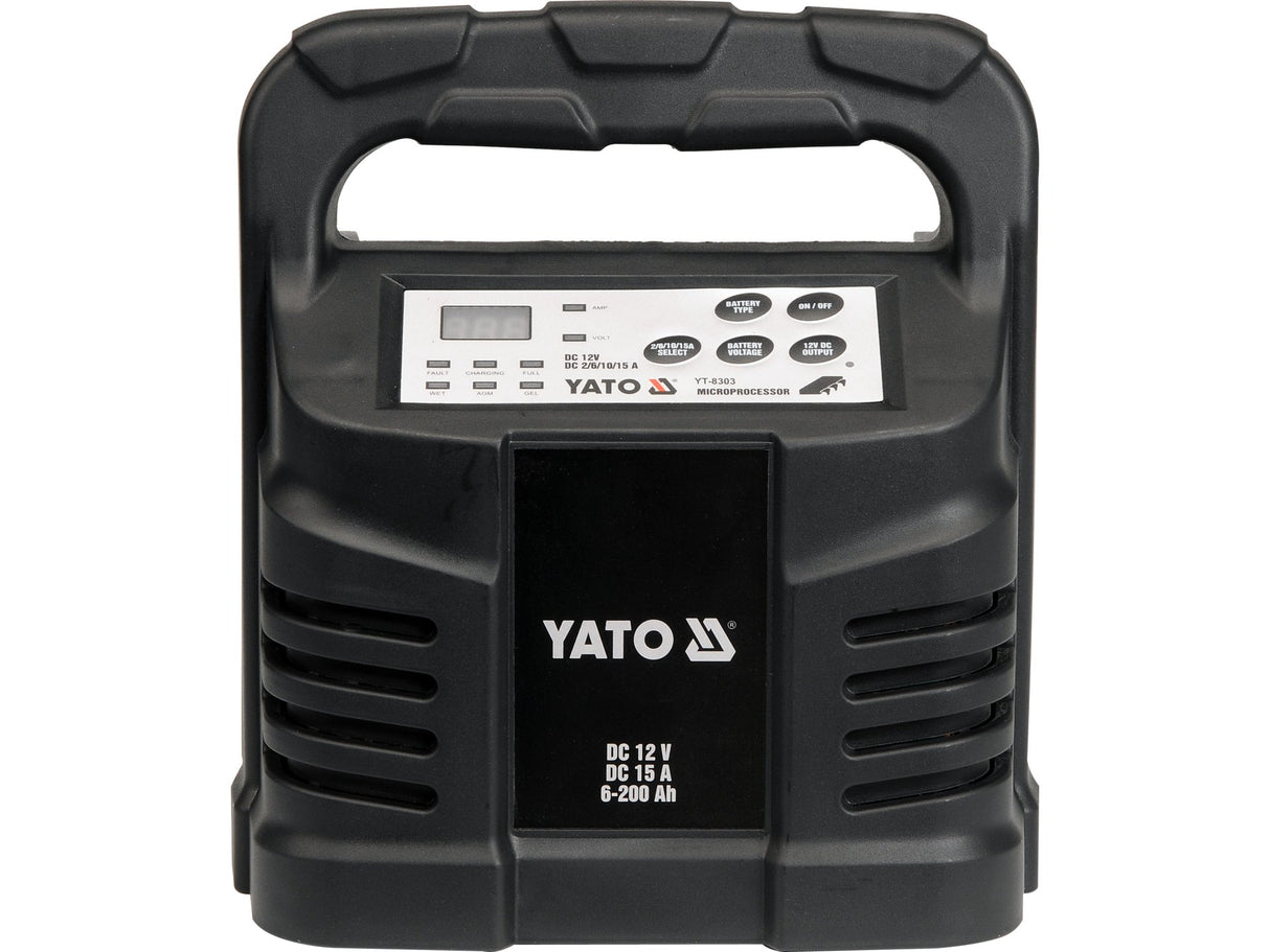 EGYENIRÁNYÍTÓ 12V, 15A, YATO YT-8303 6-200AH 