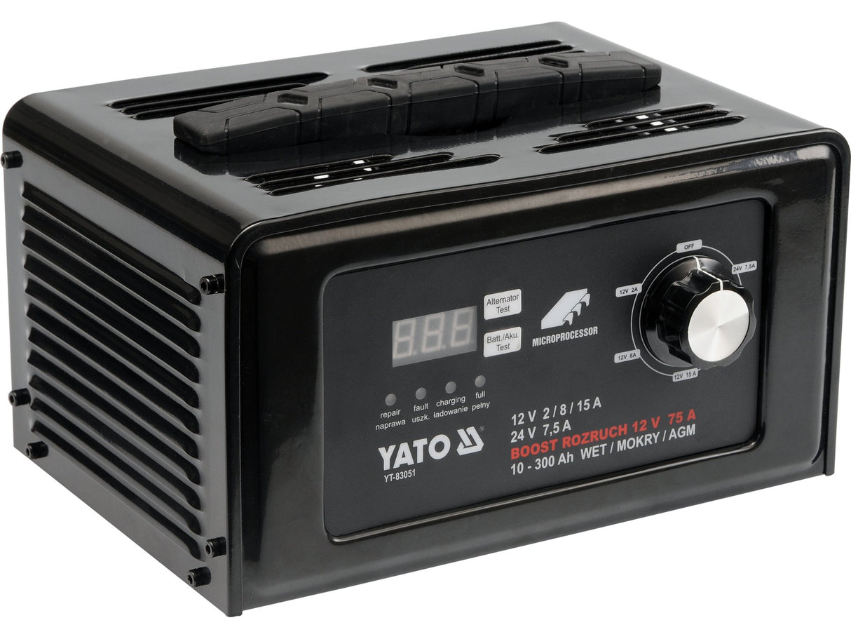 REDRESOR BATERIE AUTO YATO YT-83051 23V/50HZ, 12V/24V