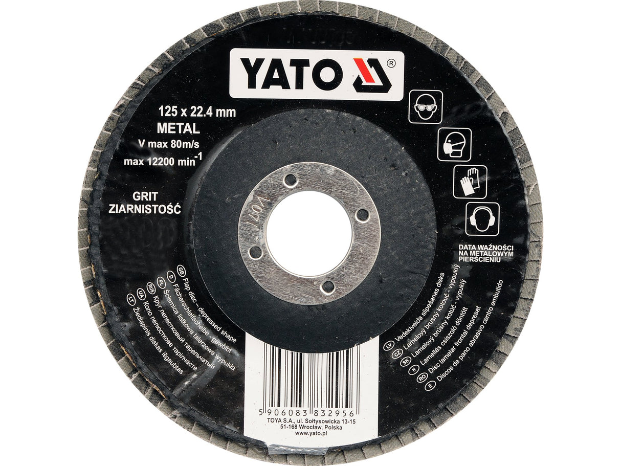 CSAPÓKORONG 125MM, YATO YT-83292 P40