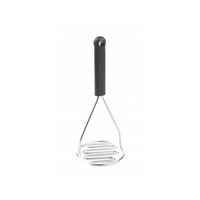 Zdrobitor cartofi / legume pentru piure / supe crema, Hendi, inox cu maner bachelita, 95x(H)230 mm
